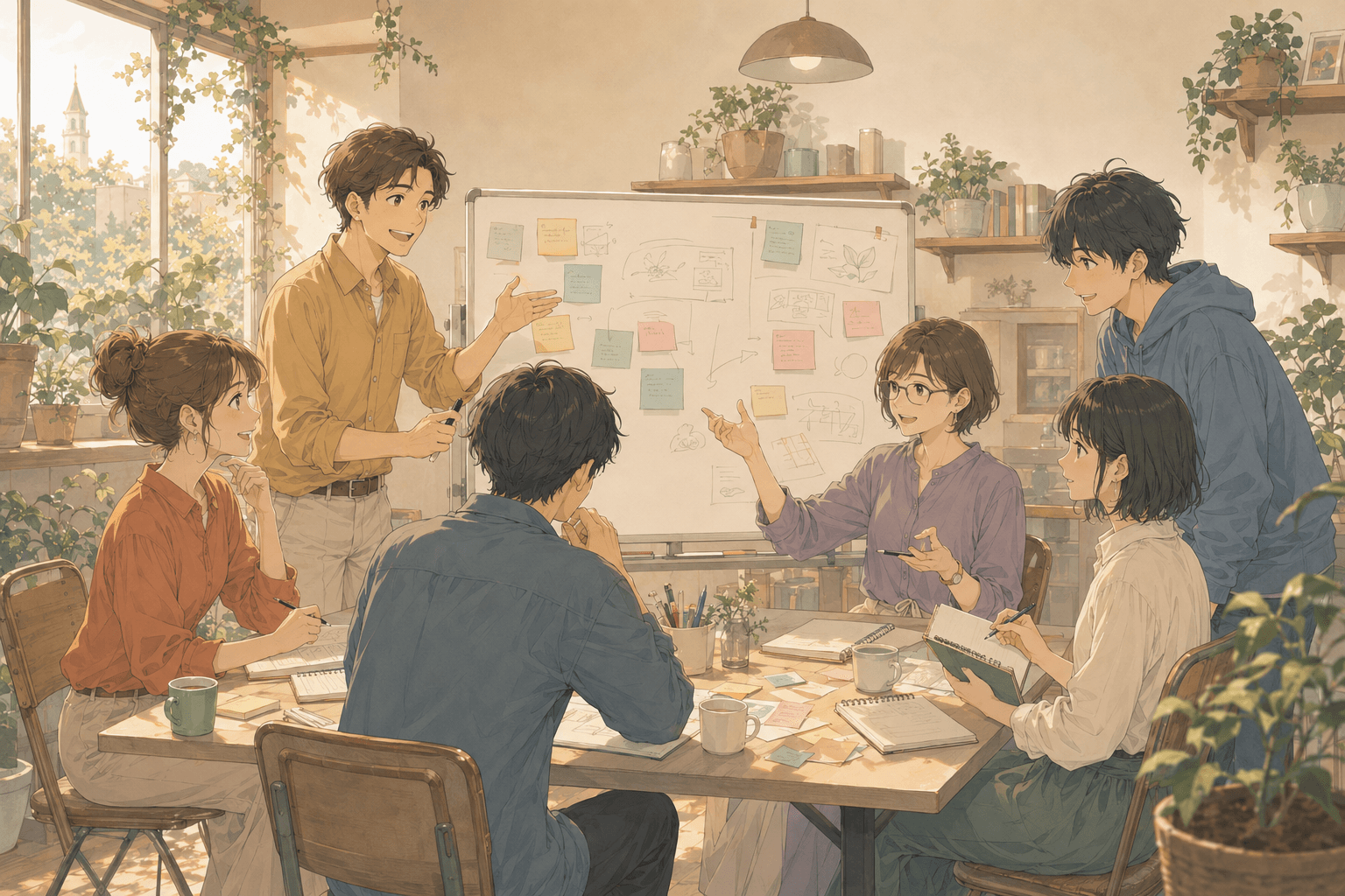アイデアを、囲む。